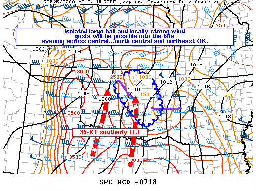 Mesoscale Discussion 718