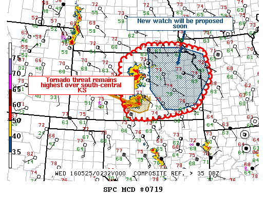Mesoscale Discussion 719