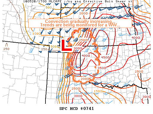 Mesoscale Discussion 741