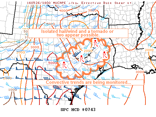 Mesoscale Discussion 743