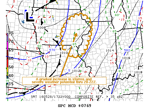 Mesoscale Discussion 769