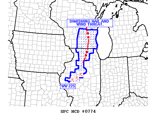 Mesoscale Discussion 774