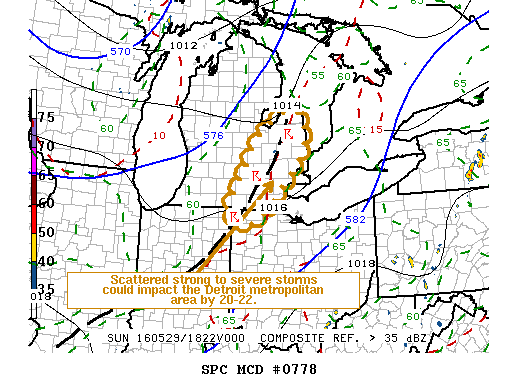 Mesoscale Discussion 778