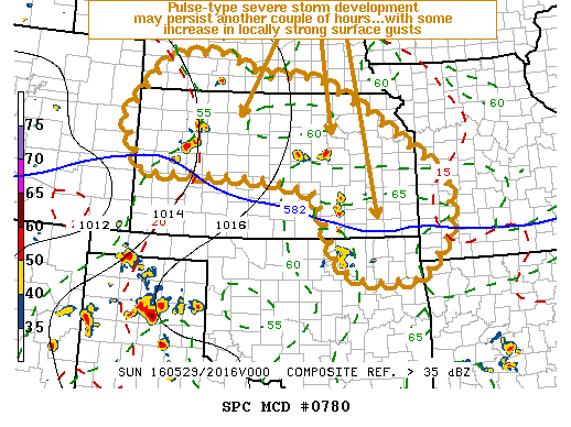 Mesoscale Discussion 780
