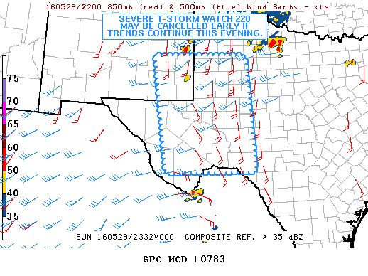 Mesoscale Discussion 783
