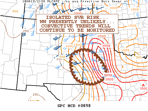 Mesoscale Discussion 898