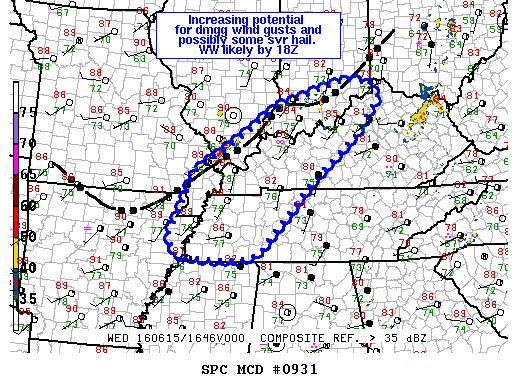 Mesoscale Discussion 931