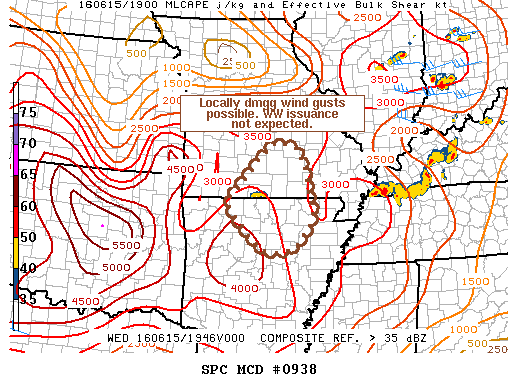 Mesoscale Discussion 938