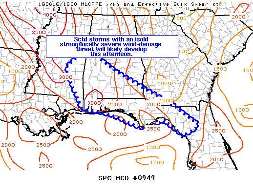 Mesoscale Discussion 949