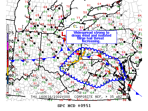 Mesoscale Discussion 951