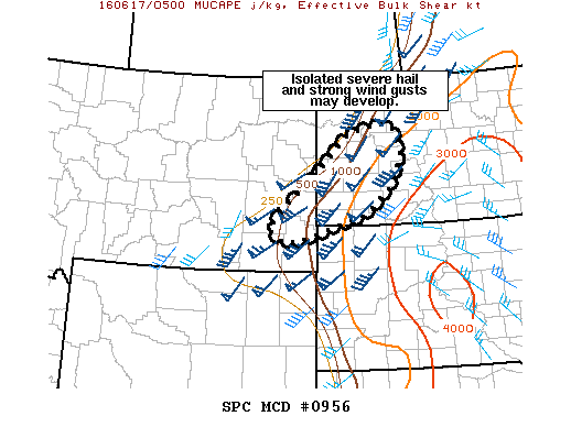 Mesoscale Discussion 956