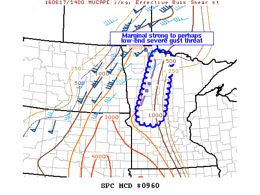 Mesoscale Discussion 960