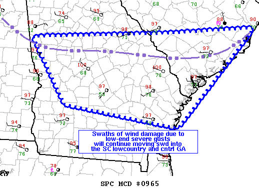 Mesoscale Discussion 965