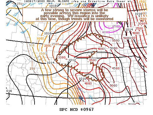 Mesoscale Discussion 967