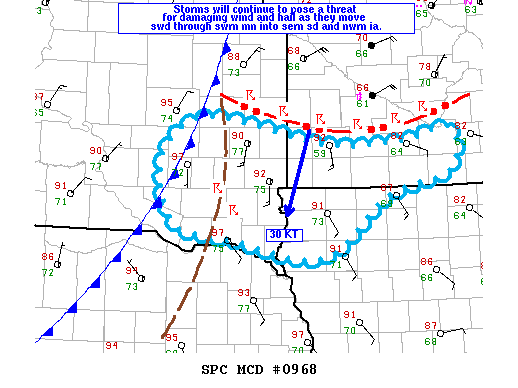 Mesoscale Discussion 968