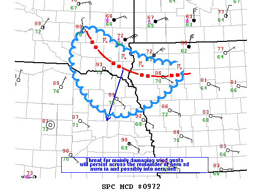 Mesoscale Discussion 972