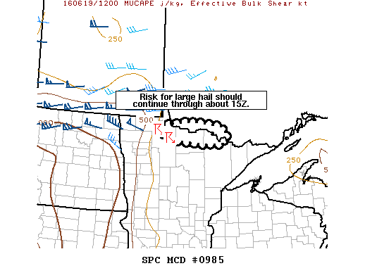 Mesoscale Discussion 985