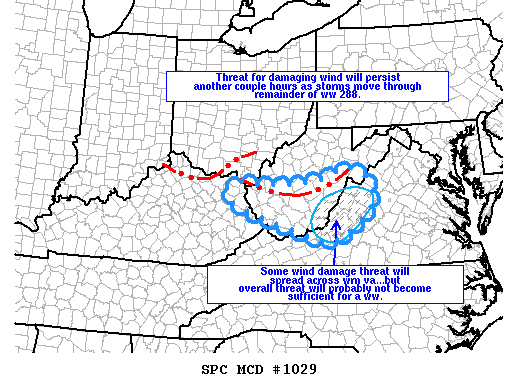 Mesoscale Discussion 1029