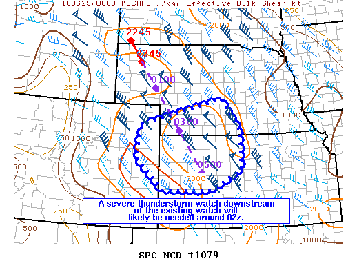Mesoscale Discussion 1079