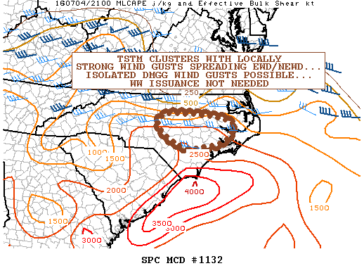 Mesoscale Discussion 1132