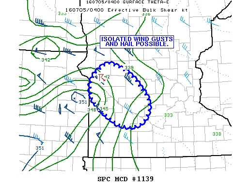 Mesoscale Discussion 1139