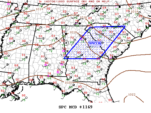 Mesoscale Discussion 1169