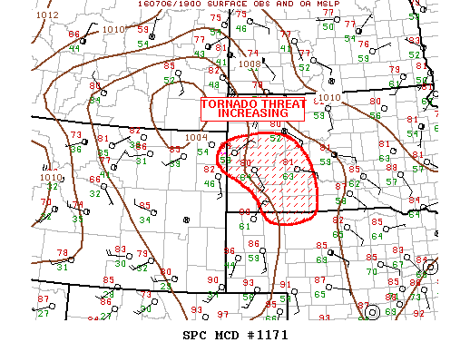Mesoscale Discussion 1171