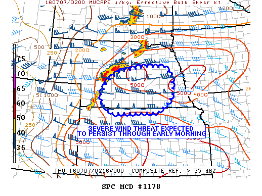 Mesoscale Discussion 1178