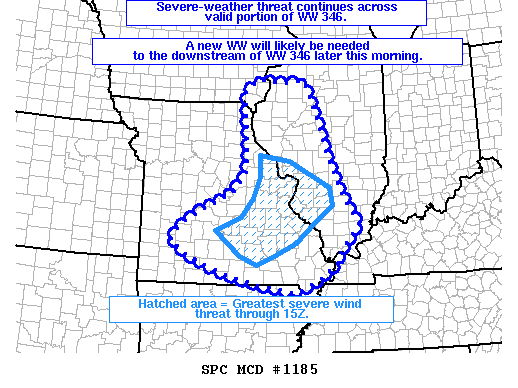 Mesoscale Discussion 1185