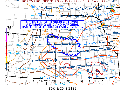 Mesoscale Discussion 1193