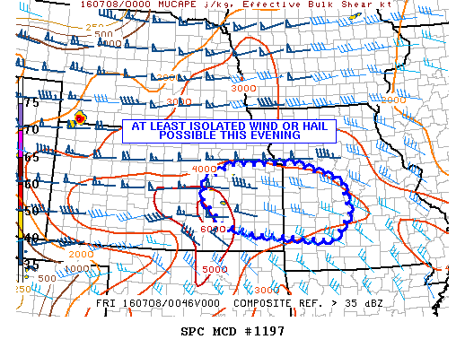 Mesoscale Discussion 1197
