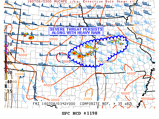 Mesoscale Discussion 1198
