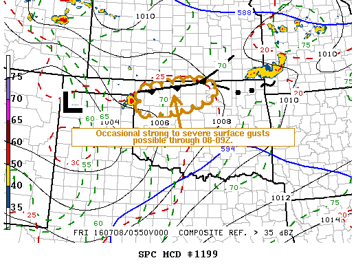 Mesoscale Discussion 1199