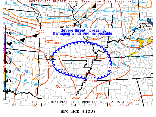 Mesoscale Discussion 1207