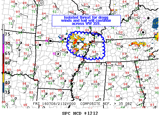Mesoscale Discussion 1212