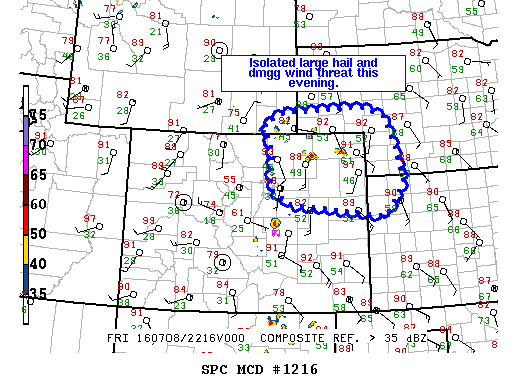 Mesoscale Discussion 1216