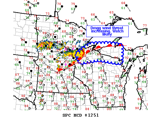 Mesoscale Discussion 1251