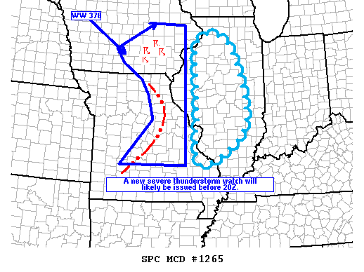 Mesoscale Discussion 1265