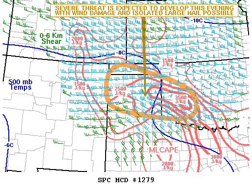 Mesoscale Discussion 1279