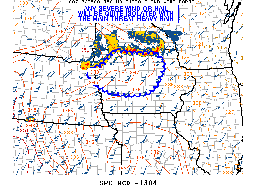 Mesoscale Discussion 1304