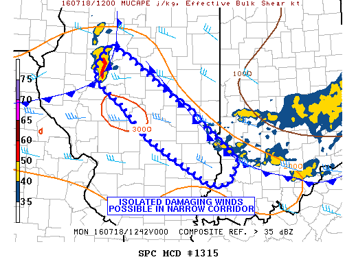 Mesoscale Discussion 1315