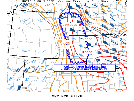 Mesoscale Discussion 1320