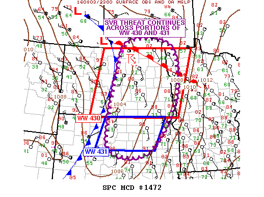 Mesoscale Discussion 1472