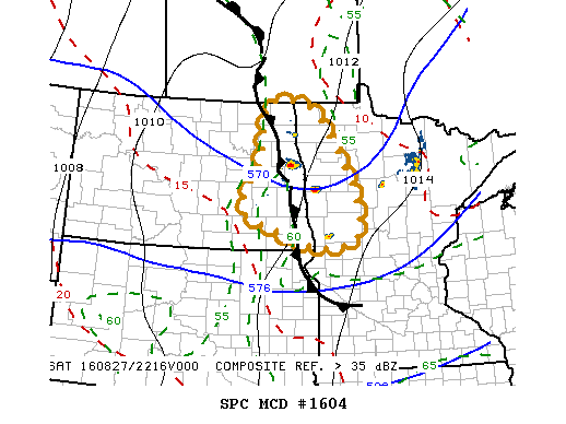Mesoscale Discussion 1604