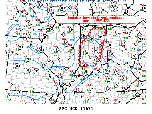 Mesoscale Discussion 1671