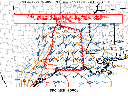 Mesoscale Discussion 8