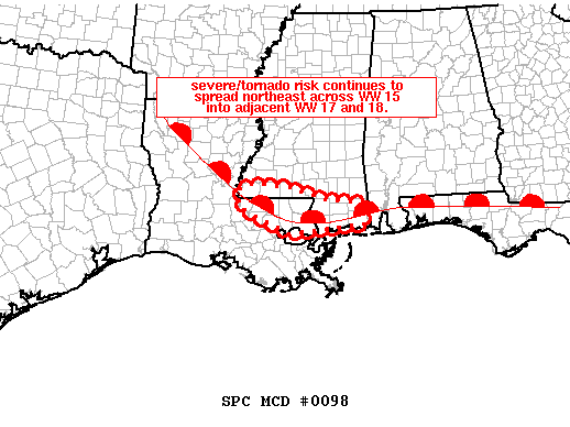 Mesoscale Discussion 98
