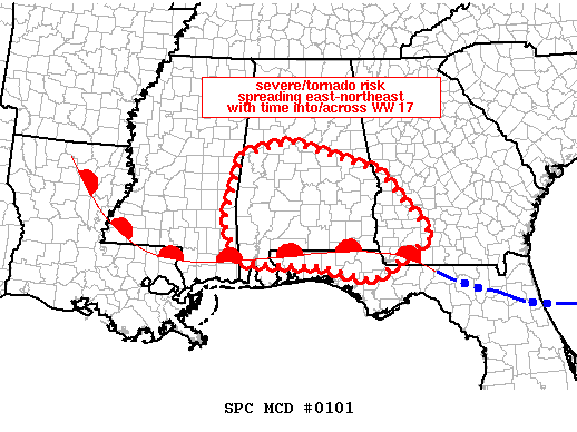 Mesoscale Discussion 101