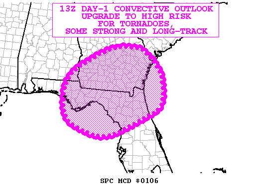 Mesoscale Discussion 106