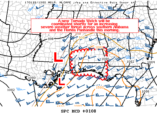 Mesoscale Discussion 108